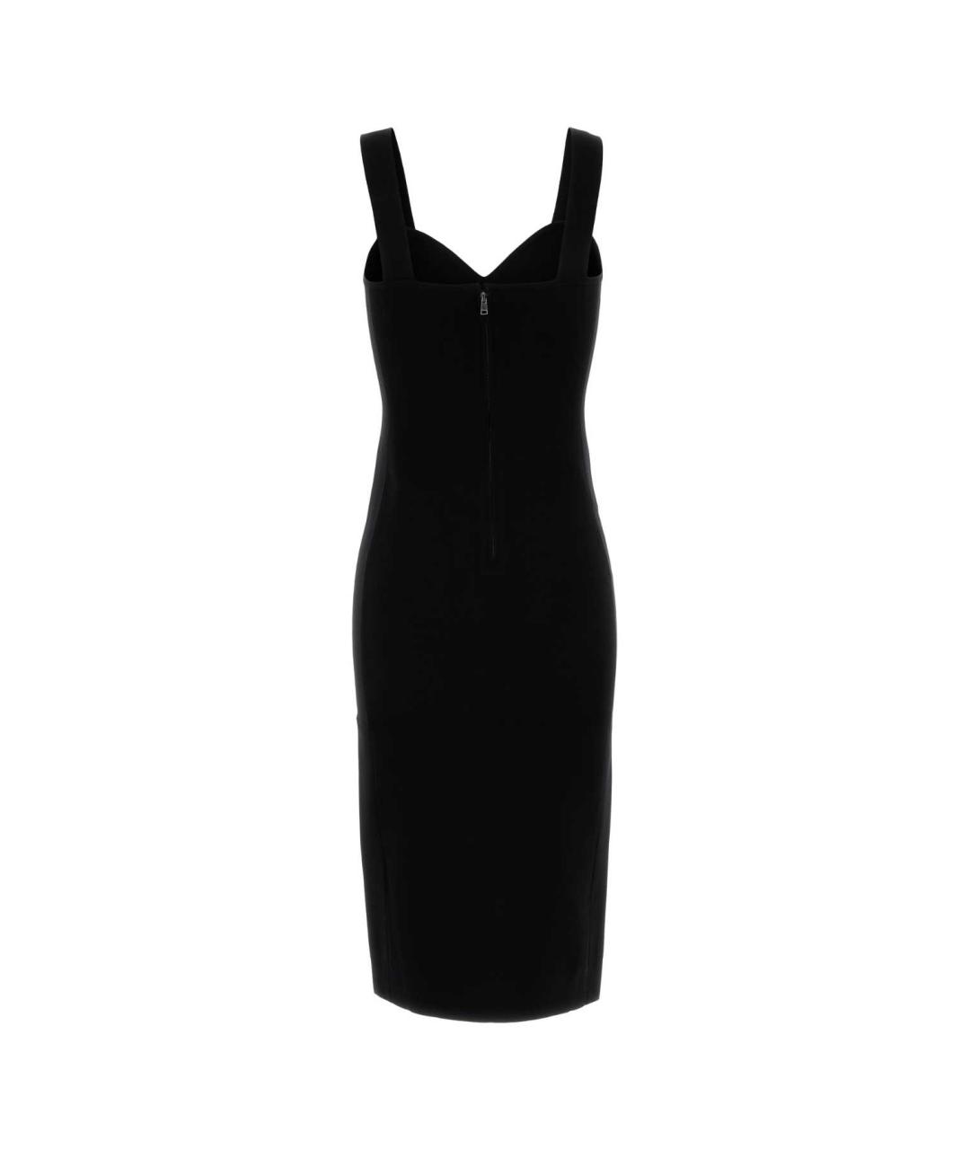 MAX MARA Черное полиэстеровое платье, фото 2