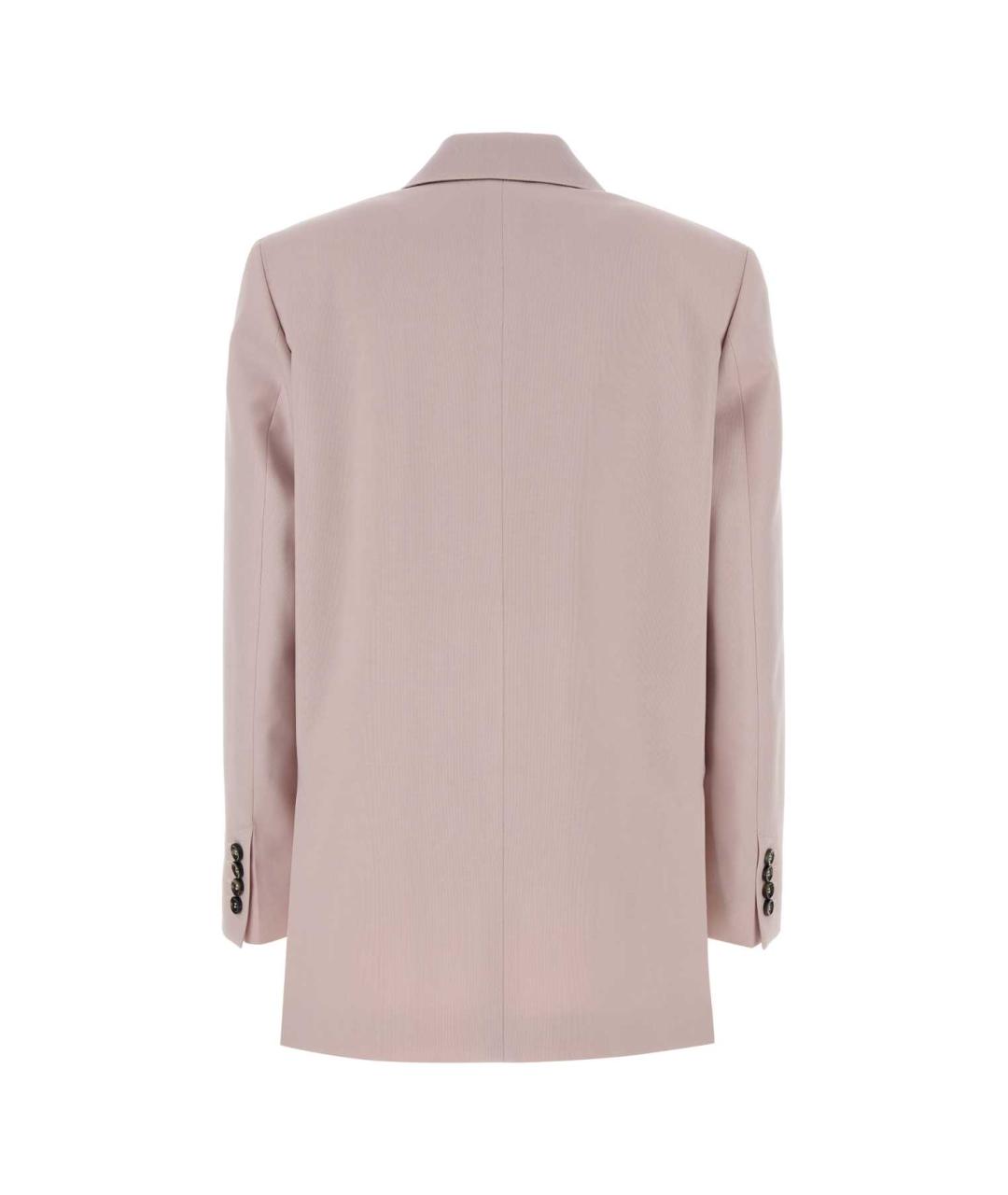 MAX MARA Фиолетовый полиэстеровый жакет/пиджак, фото 2