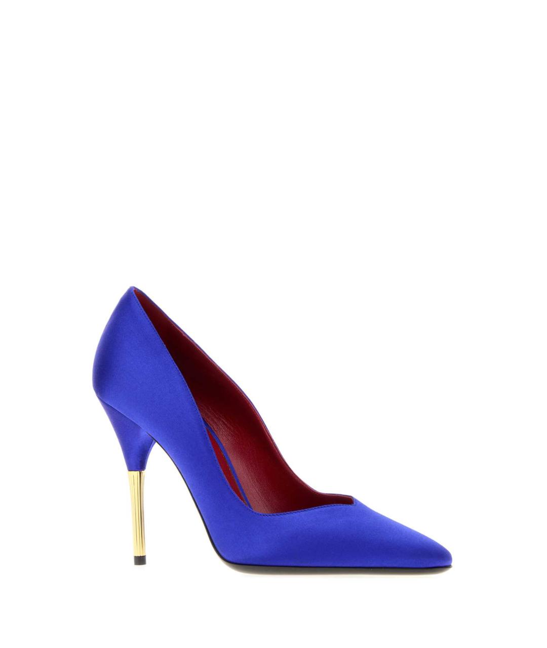 VALENTINO Синие кожаные туфли, фото 2