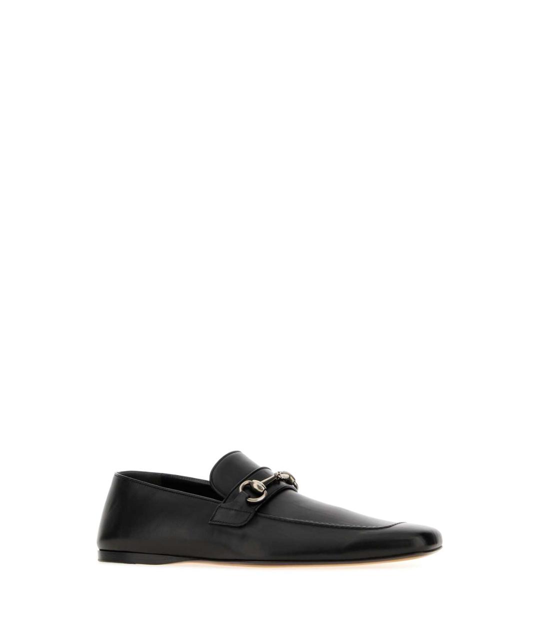 GUCCI Черные кожаные лоферы, фото 2