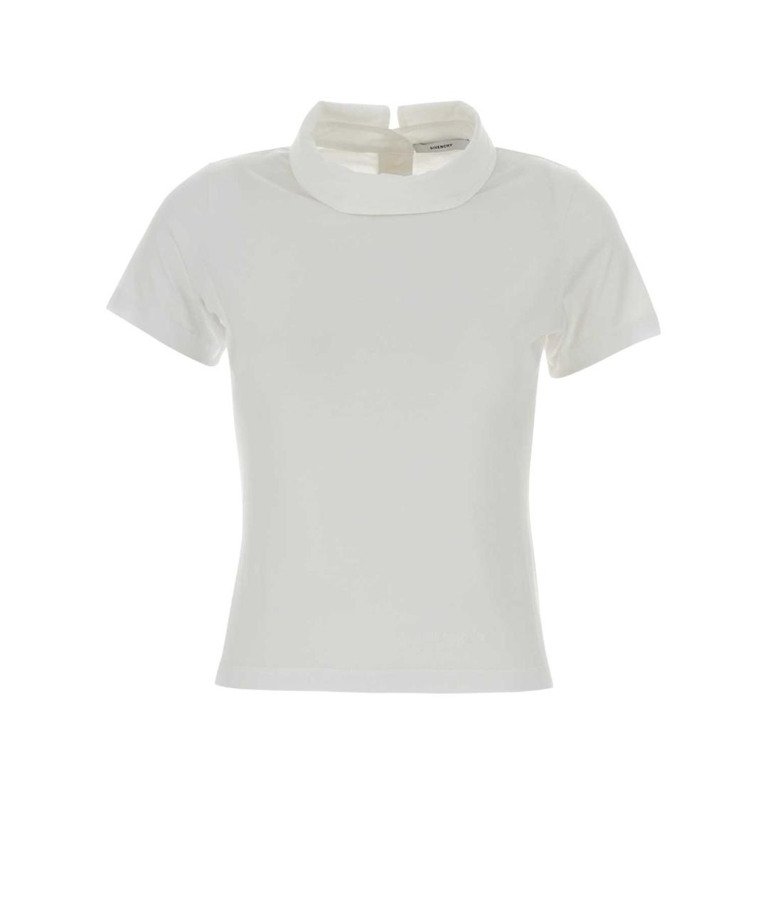 GIVENCHY Белая хлопковая футболка, фото 1