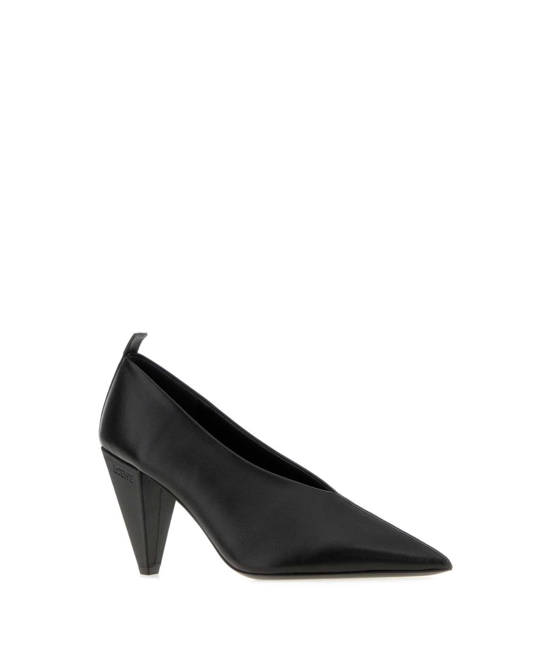 LOEWE Черные кожаные туфли, фото 2