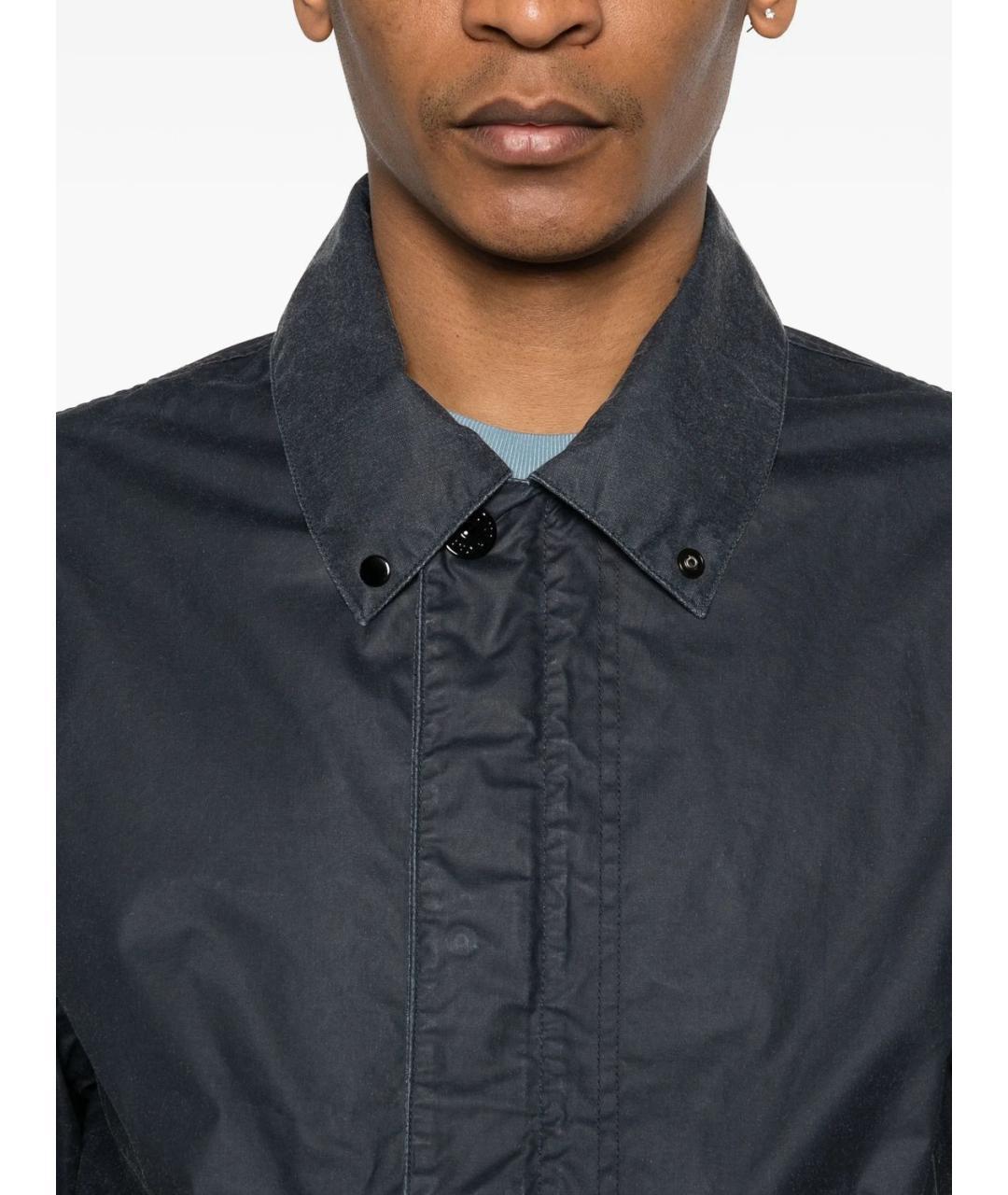 STONE ISLAND Темно-синяя куртка, фото 5