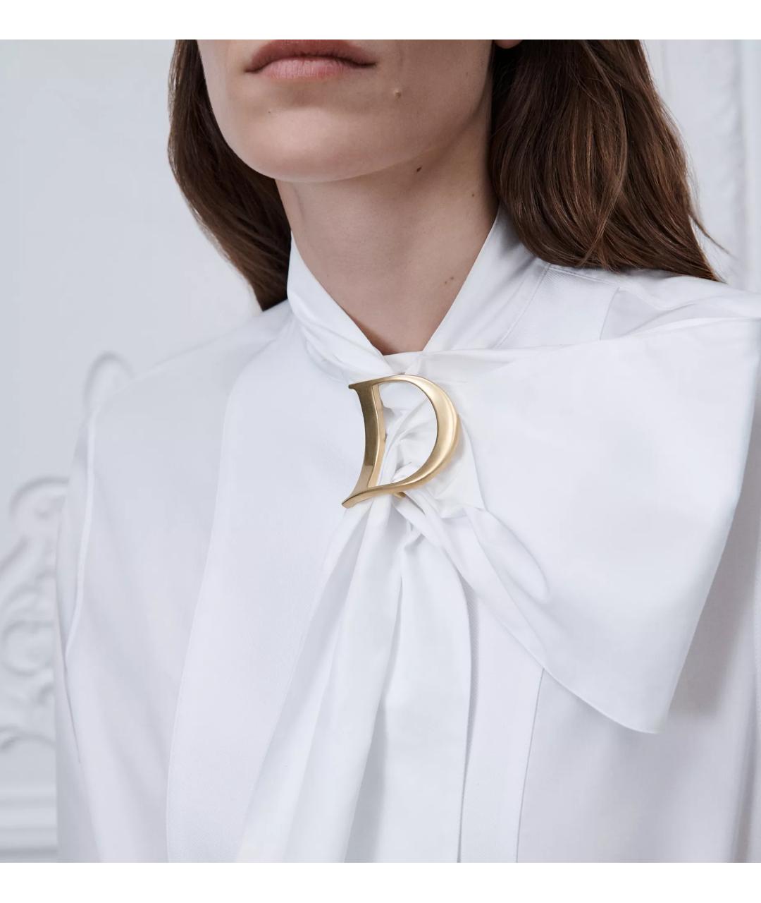 CHRISTIAN DIOR Белая хлопковая рубашка, фото 4