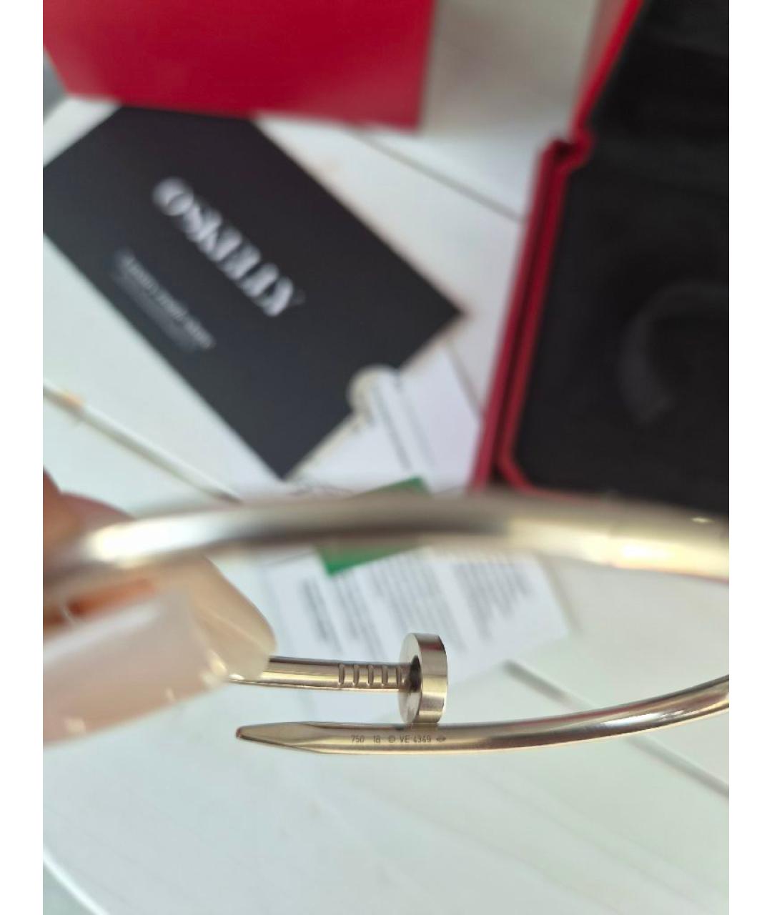 CARTIER Браслет из белого золота, фото 7