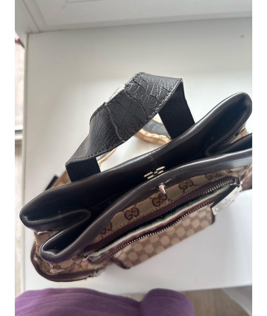 GUCCI Бежевый рюкзак, фото 5