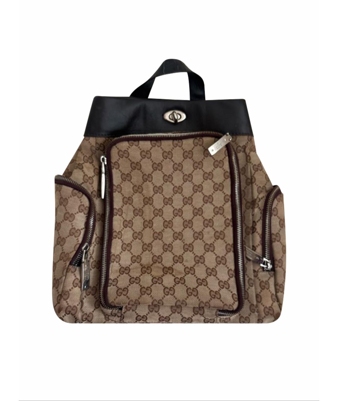 GUCCI Бежевый рюкзак, фото 1