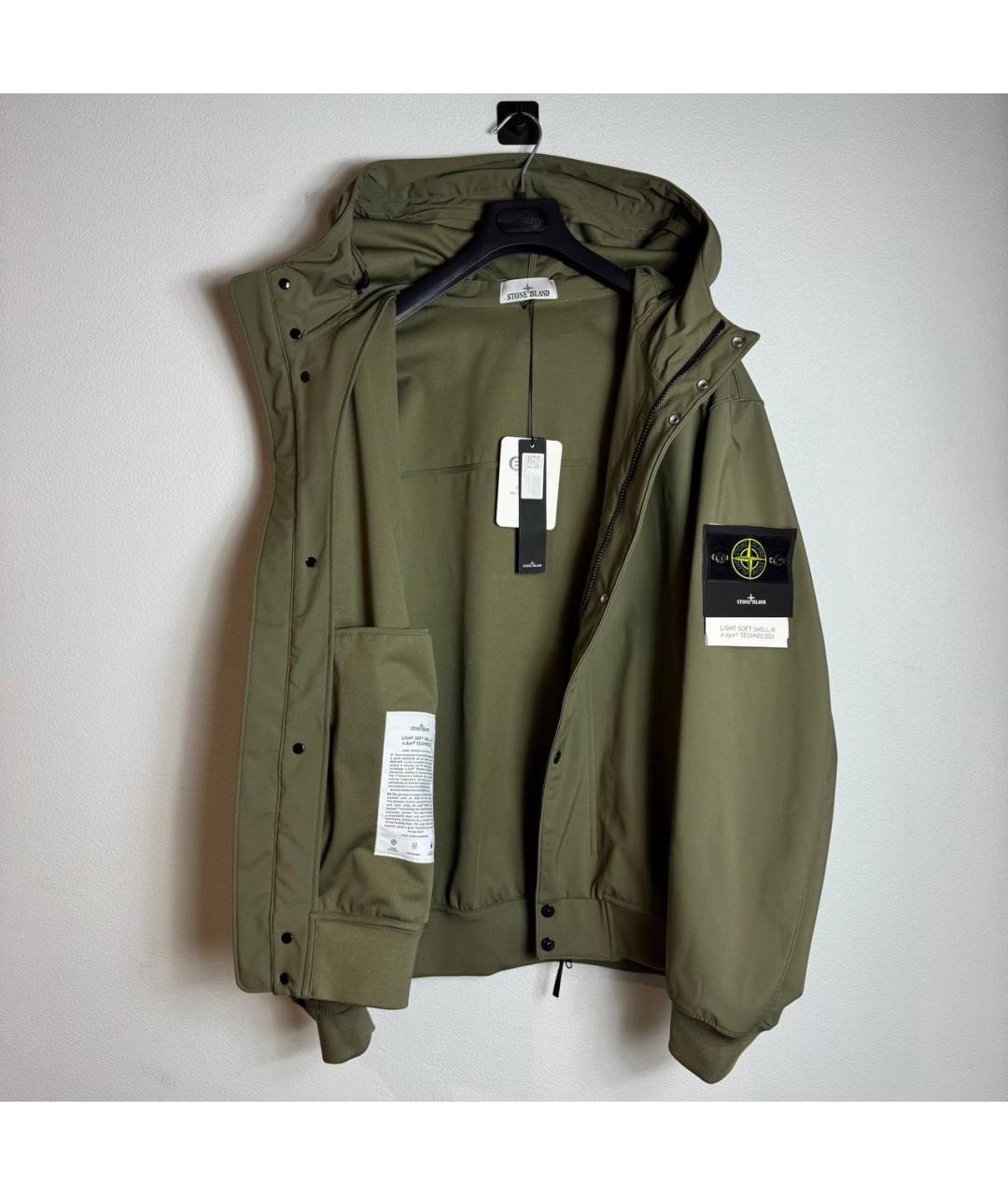 STONE ISLAND Хаки куртка, фото 4