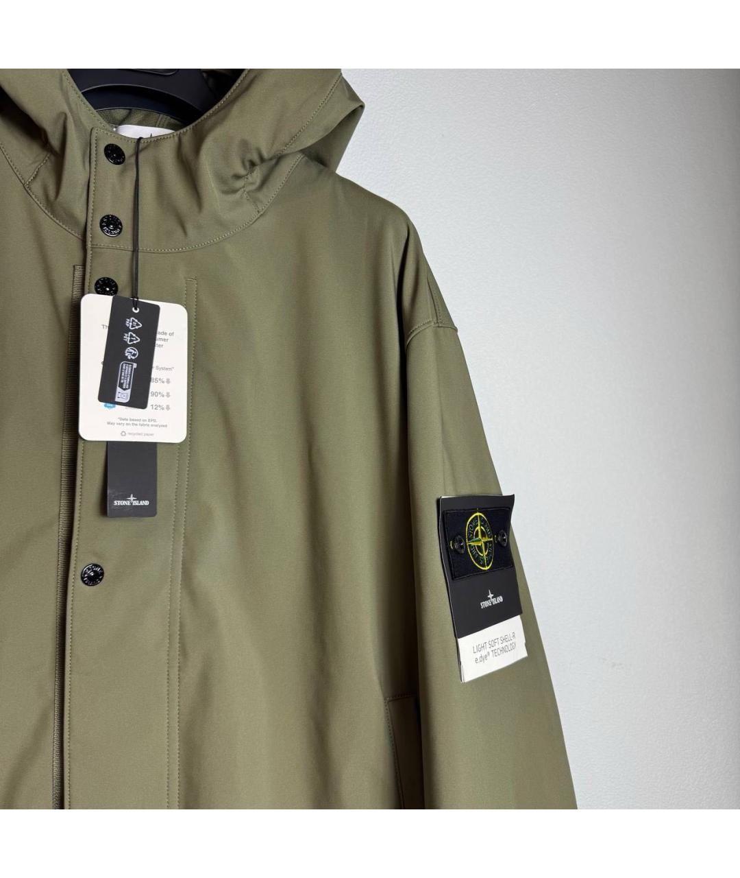 STONE ISLAND Хаки куртка, фото 5