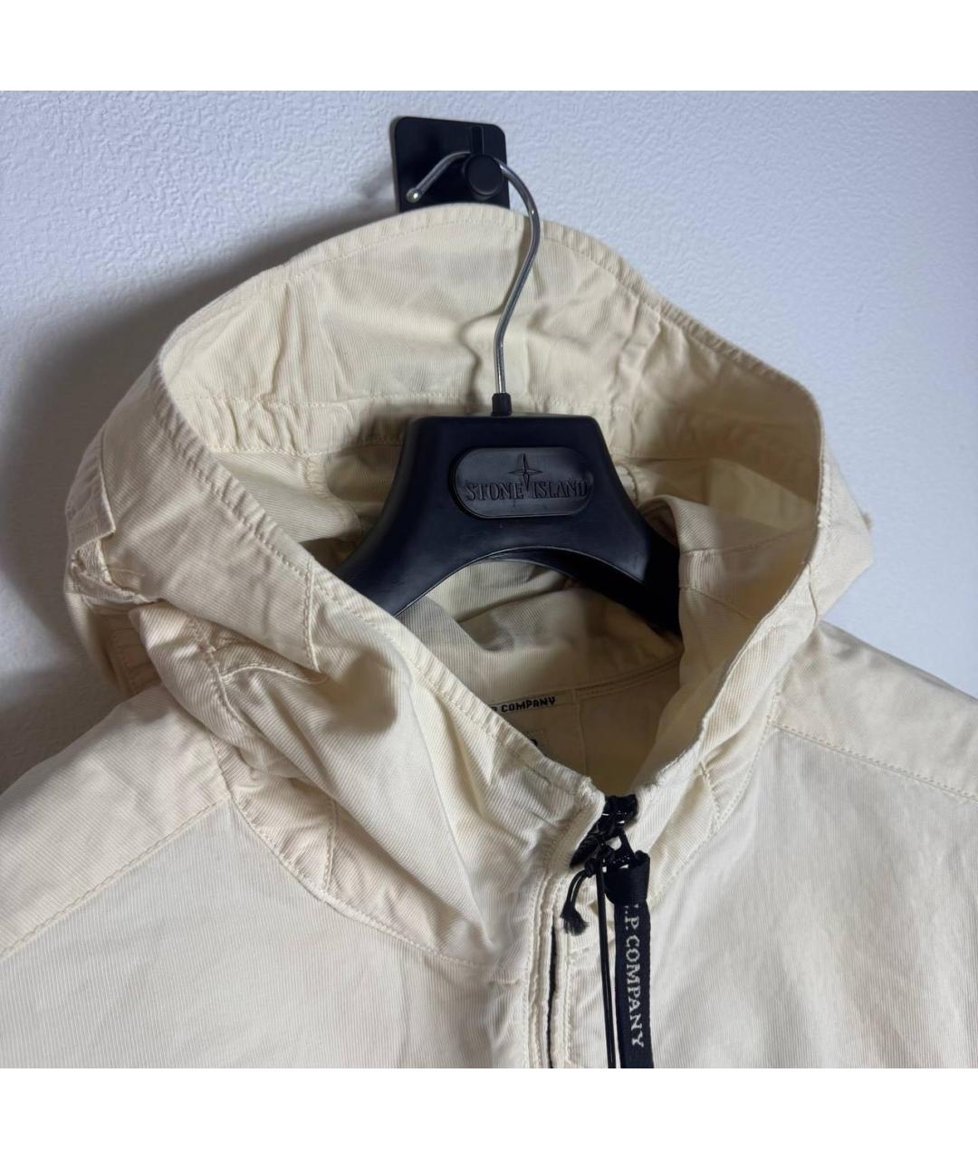 CP COMPANY Бежевая хлопковая куртка, фото 2