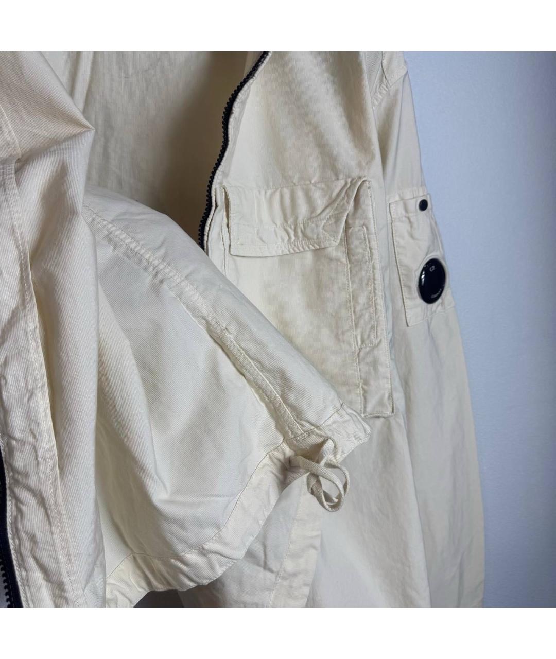 CP COMPANY Бежевая хлопковая куртка, фото 3