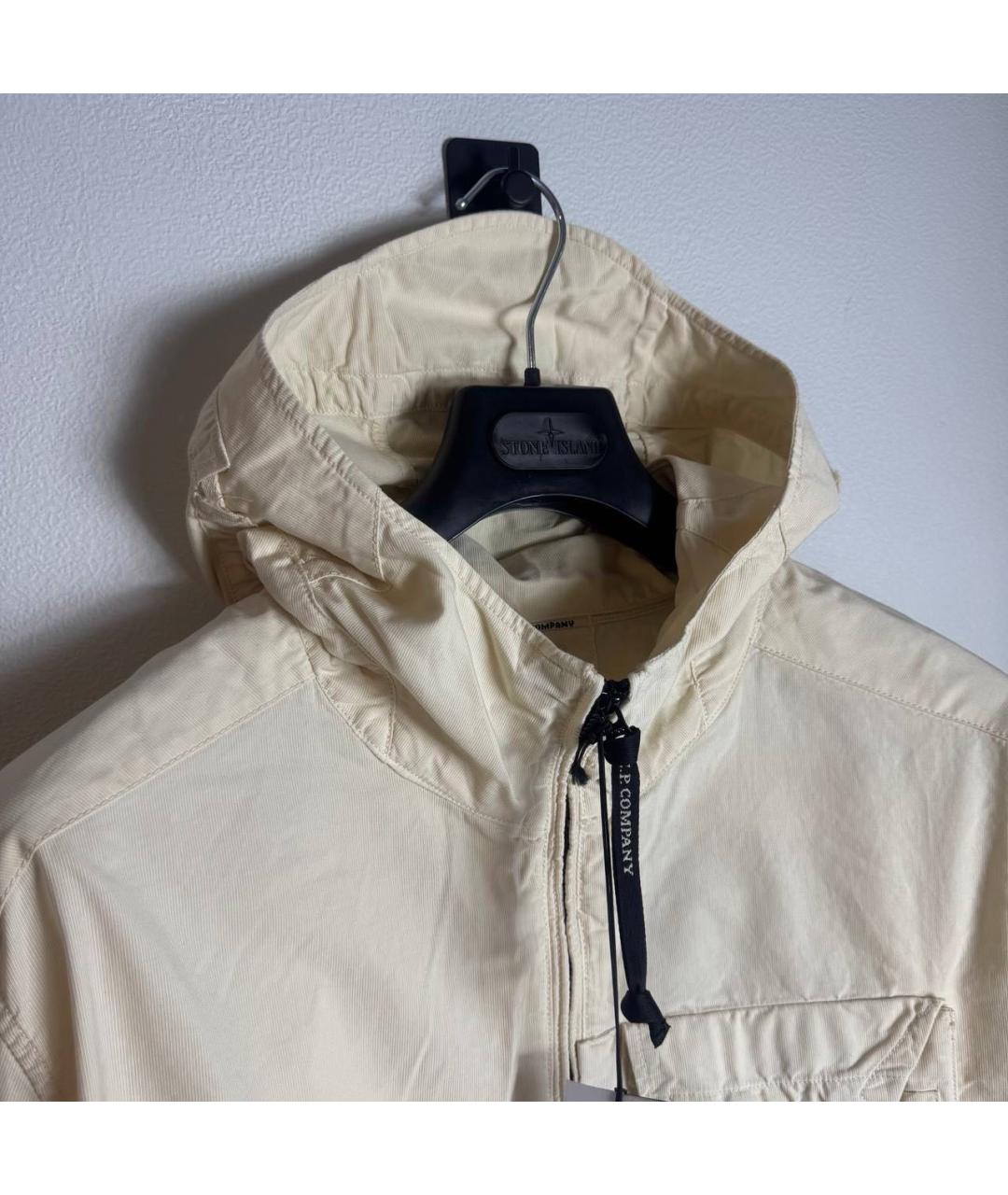 CP COMPANY Бежевая хлопковая куртка, фото 7