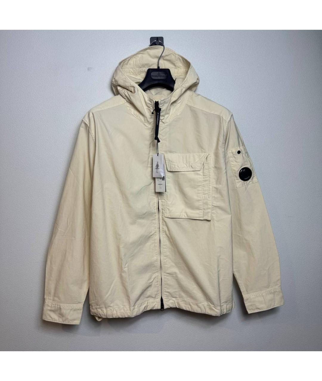 CP COMPANY Бежевая хлопковая куртка, фото 9