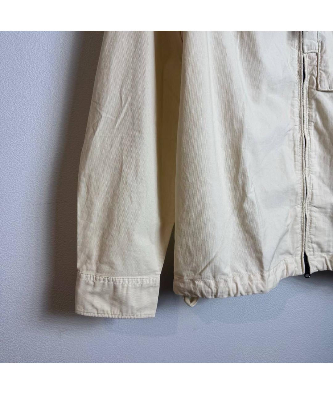 CP COMPANY Бежевая хлопковая куртка, фото 8