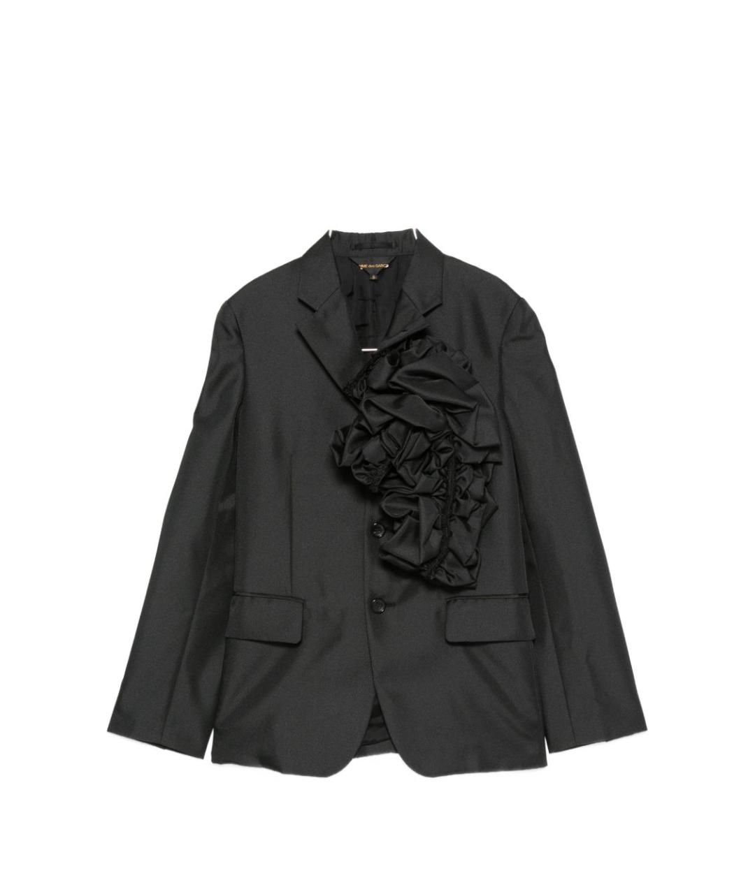 COMME DES GARÇONS Черный полиэстеровый жакет/пиджак, фото 1