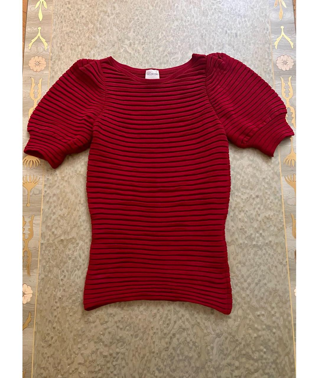 RED VALENTINO Красный джемпер / свитер, фото 4