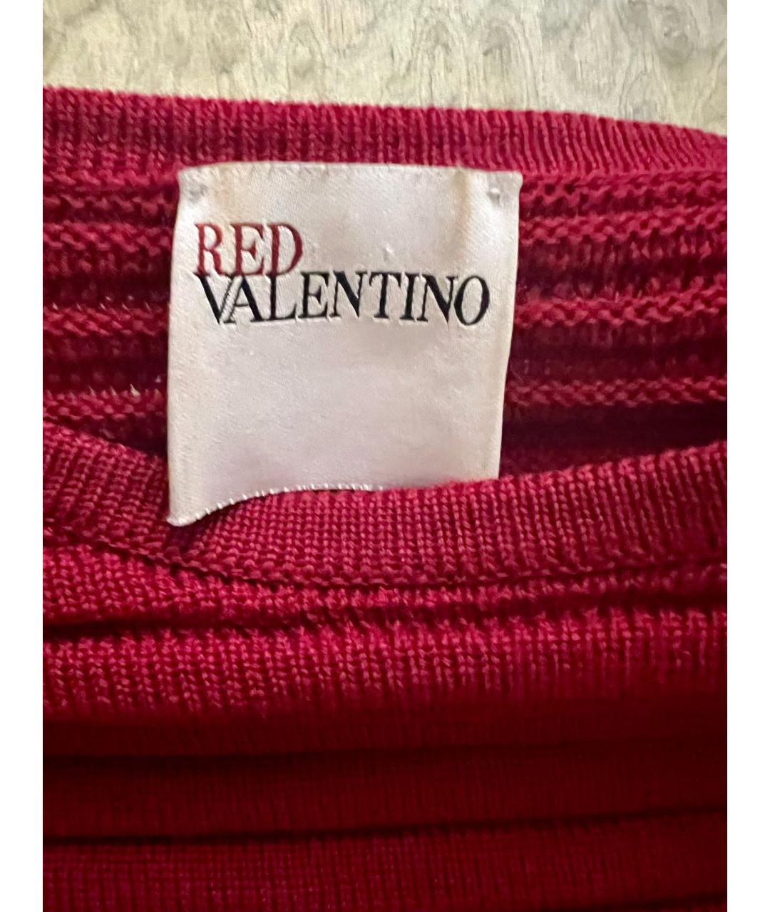 RED VALENTINO Красный джемпер / свитер, фото 3