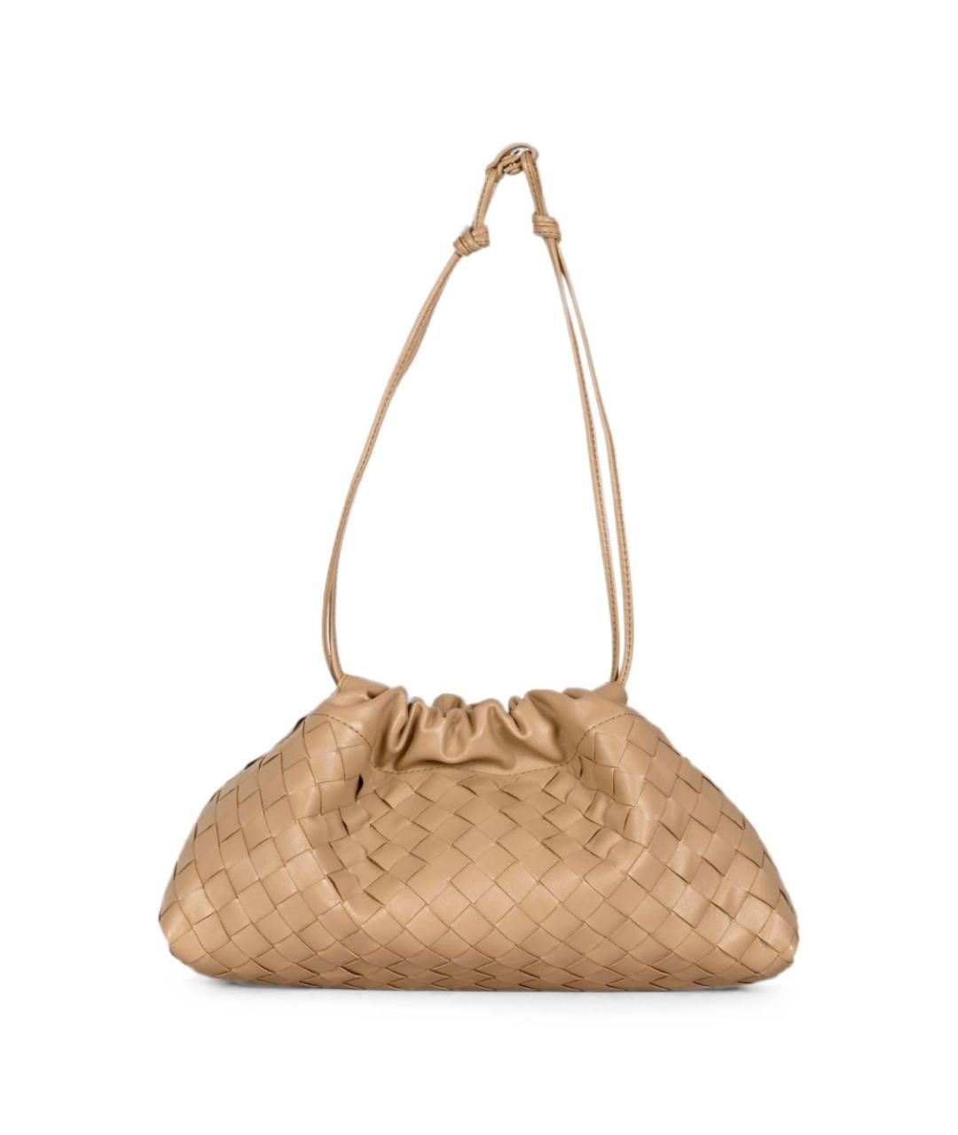 BOTTEGA VENETA Бежевая кожаная сумка тоут, фото 1