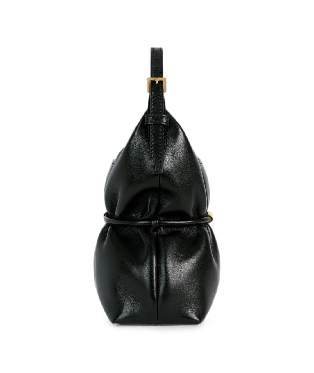 BALMAIN Черная кожаная сумка тоут, фото 5