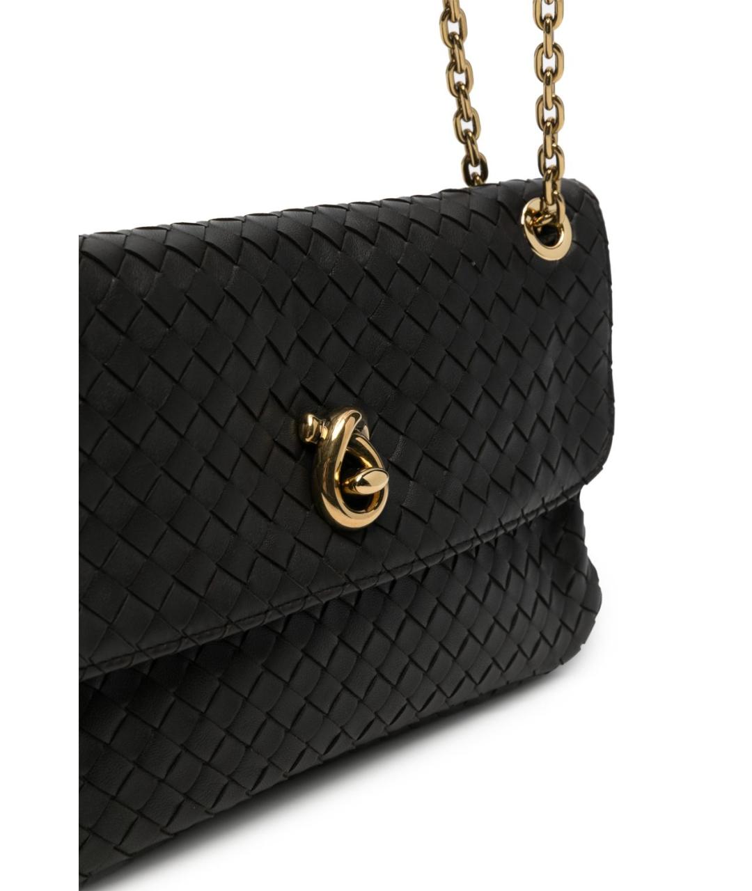 BOTTEGA VENETA Коричневая кожаная сумка через плечо, фото 5