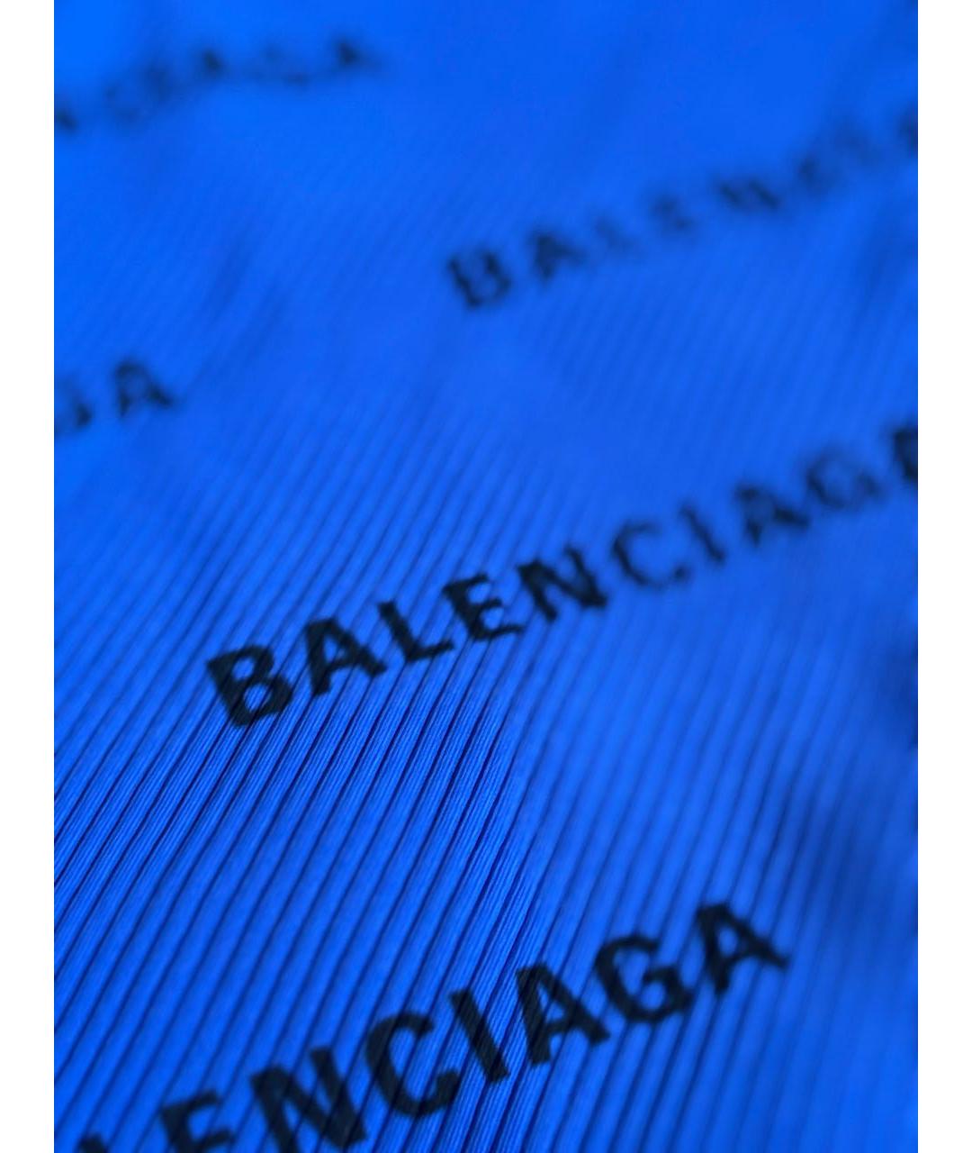 BALENCIAGA Синий джемпер / свитер, фото 4
