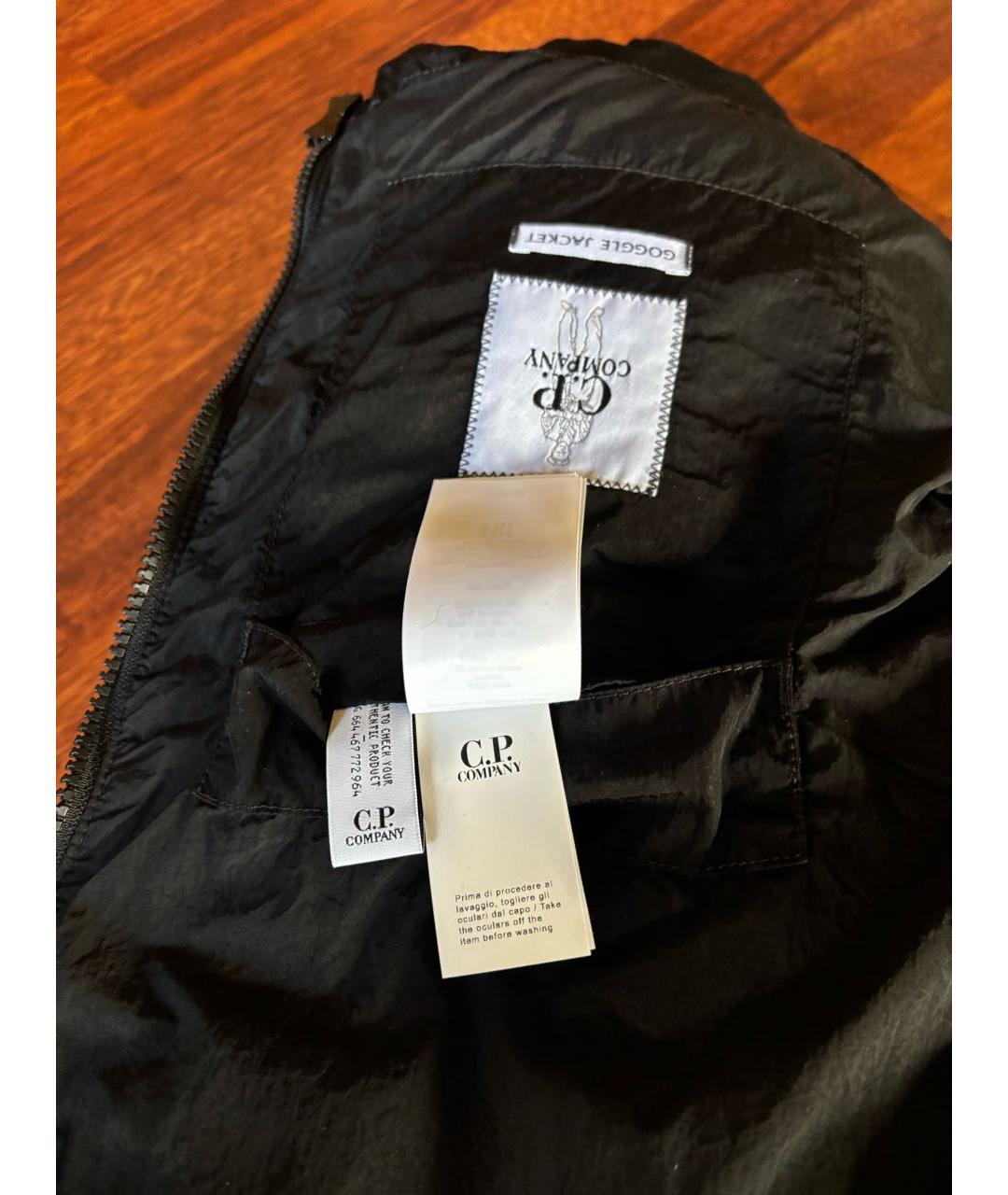 CP COMPANY Черный нейлоновый пуховик, фото 7
