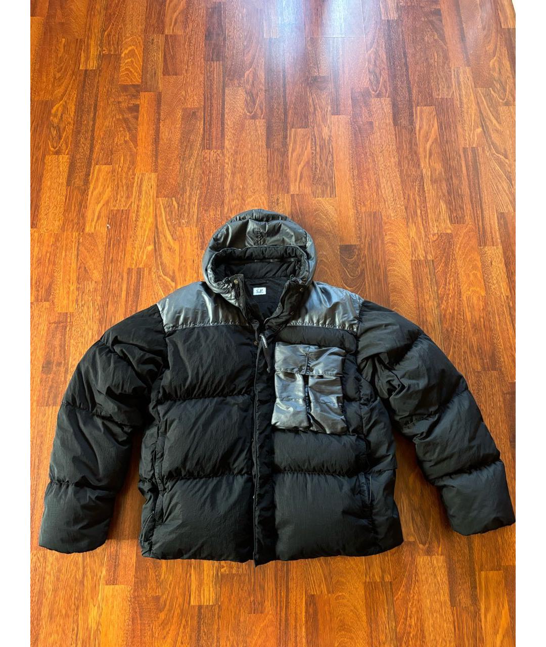 CP COMPANY Черный нейлоновый пуховик, фото 9
