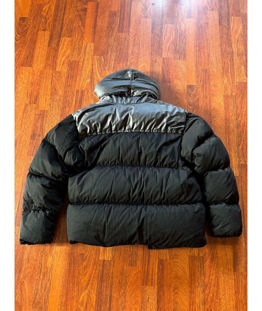 CP COMPANY Черный нейлоновый пуховик, фото 2