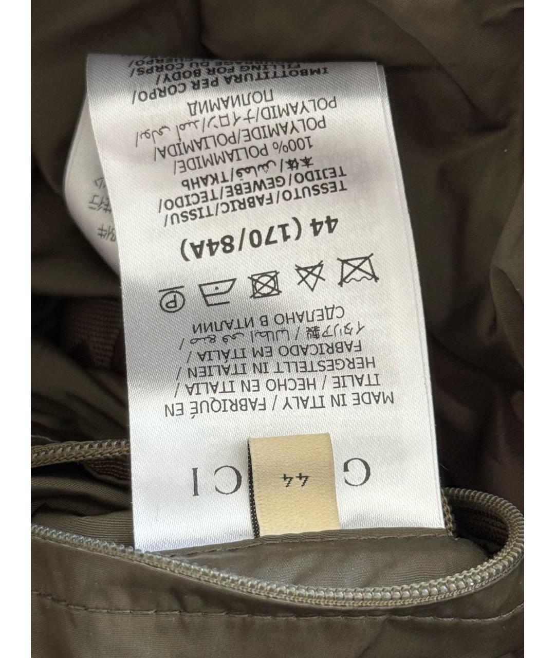 GUCCI Коричневый пуховик, фото 3