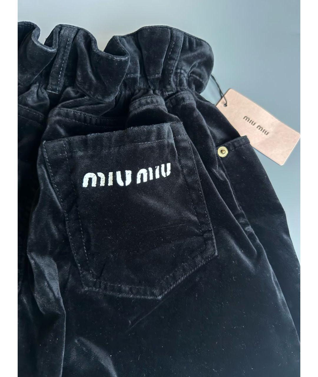 MIU MIU Черные шорты, фото 3
