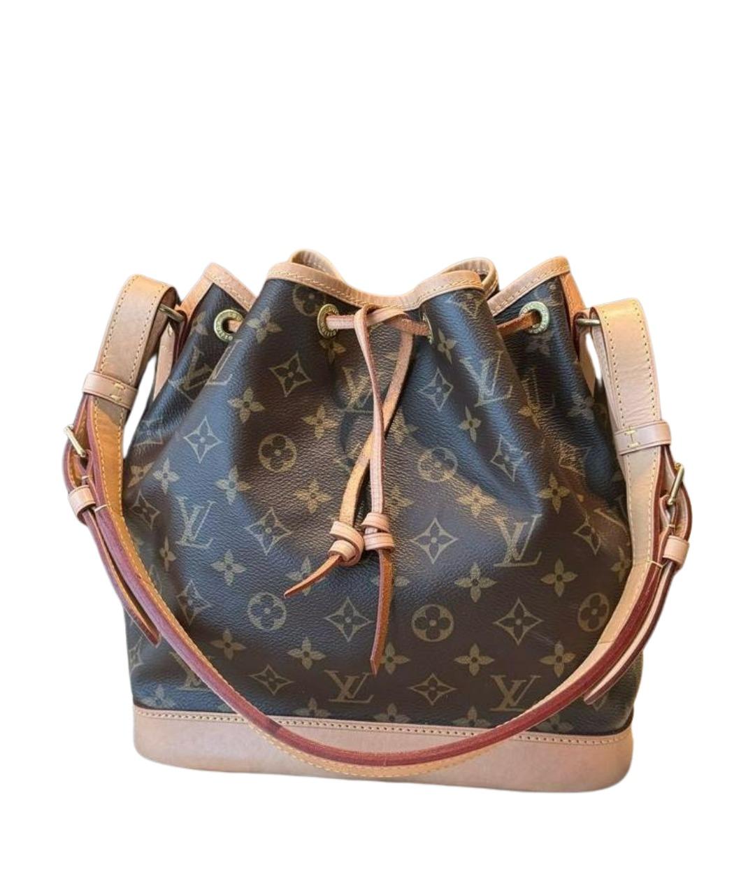 LOUIS VUITTON Коричневая кожаная сумка тоут, фото 1