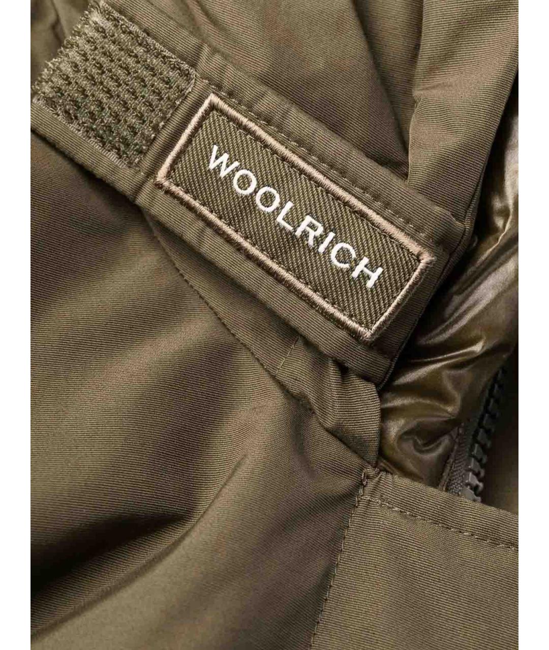 WOOLRICH Хаки нейлоновая парка, фото 7
