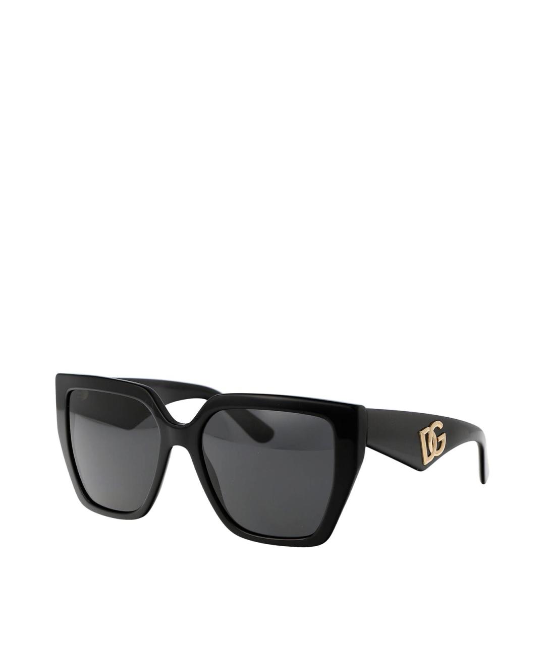 DOLCE&GABBANA Черные солнцезащитные очки, фото 2