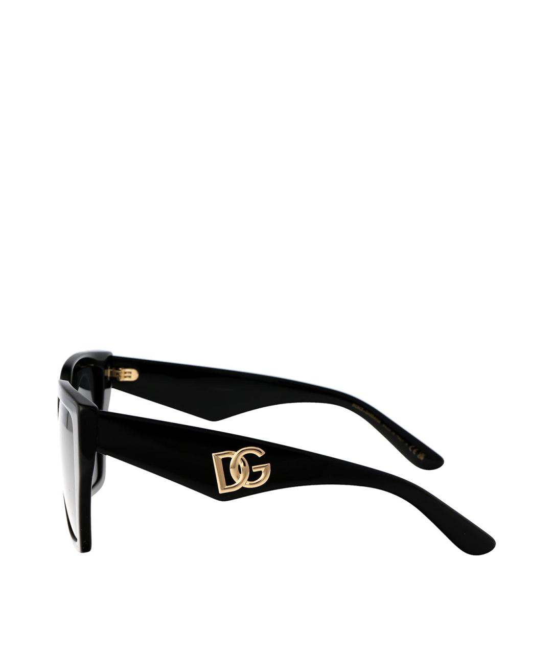 DOLCE&GABBANA Черные солнцезащитные очки, фото 3