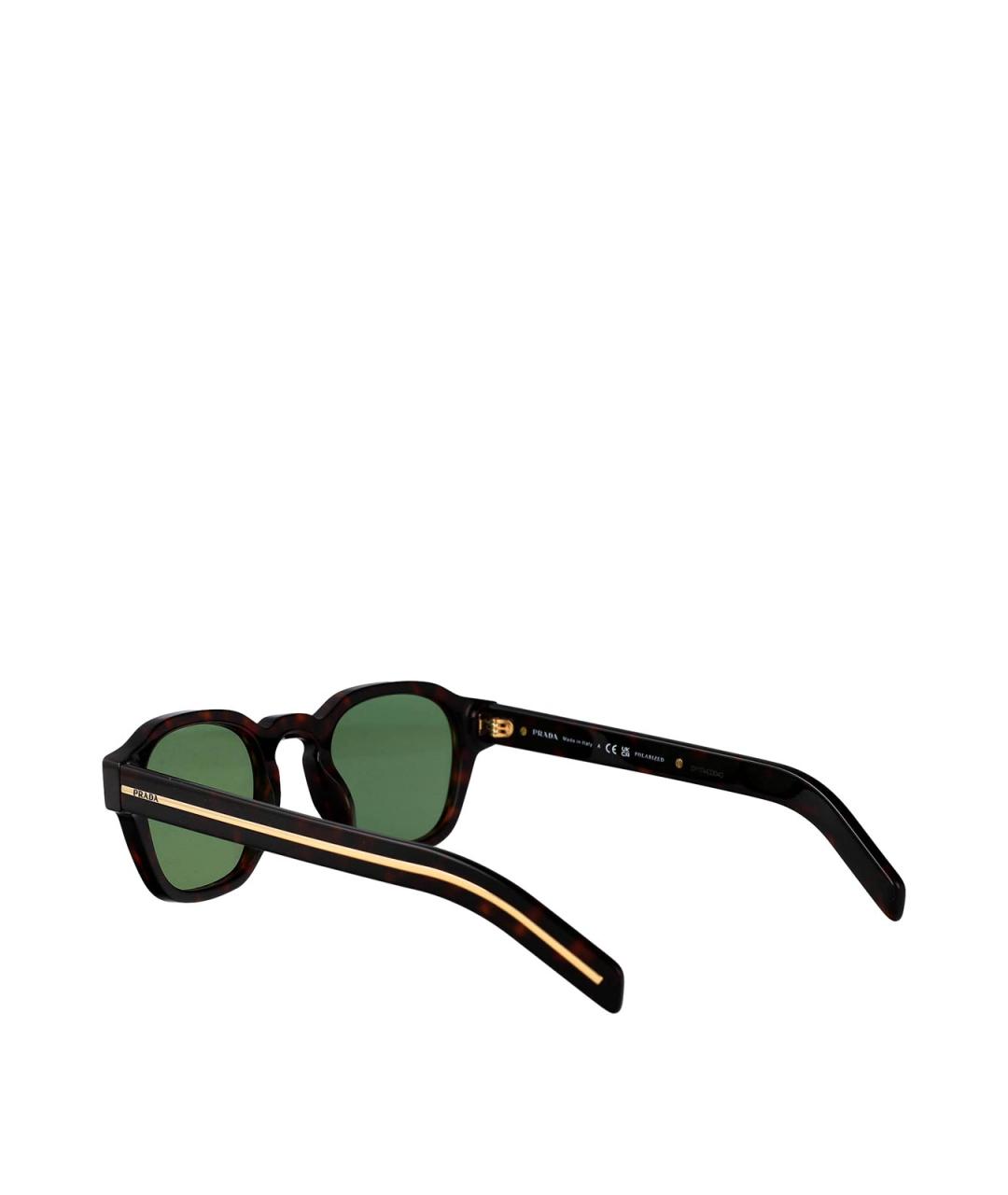 PRADA Коричневые солнцезащитные очки, фото 4