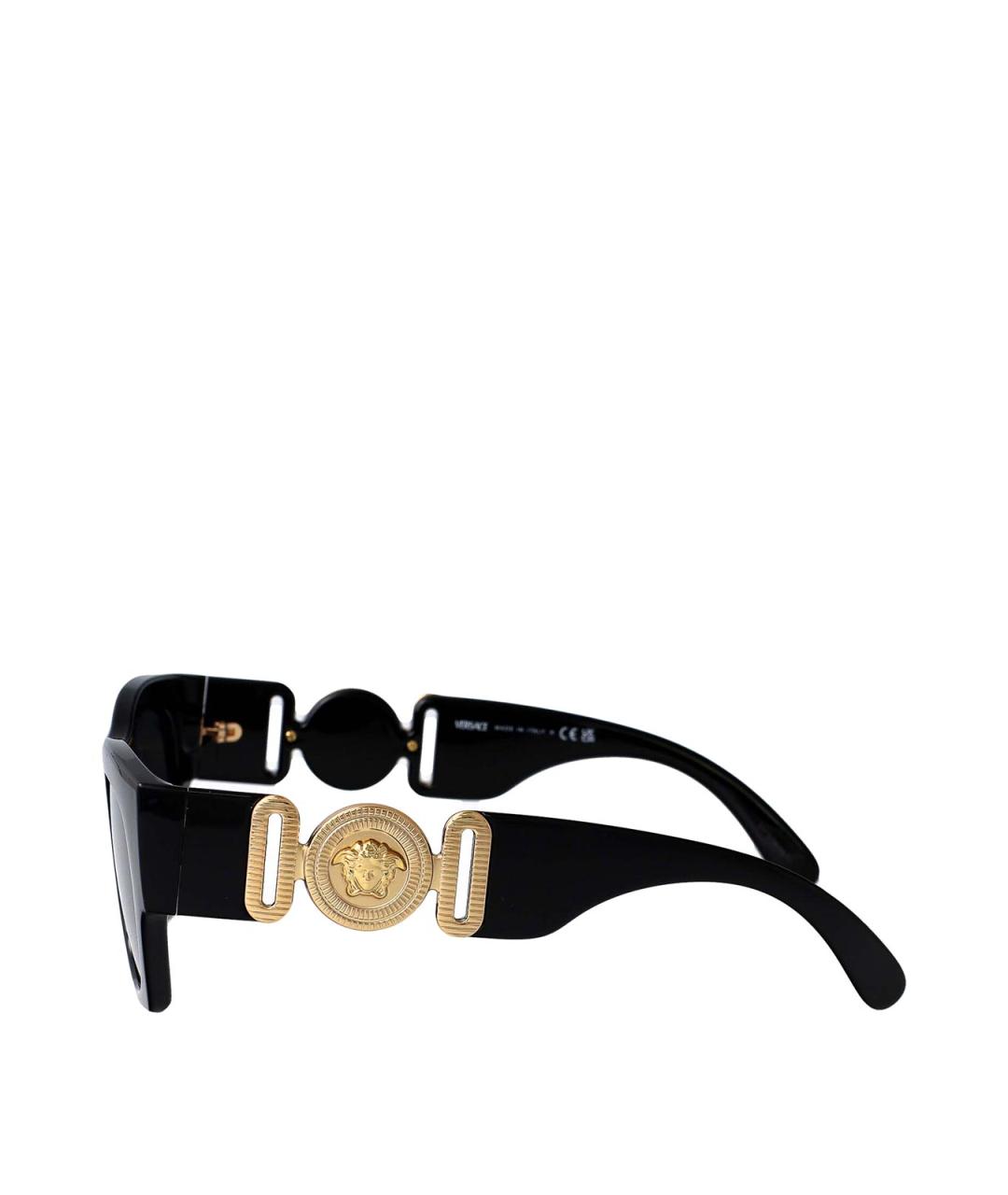 VERSACE Черные солнцезащитные очки, фото 3