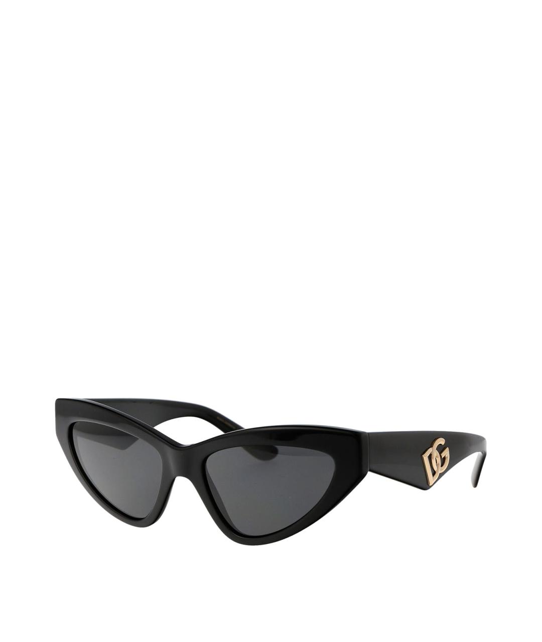 DOLCE&GABBANA Черные солнцезащитные очки, фото 2