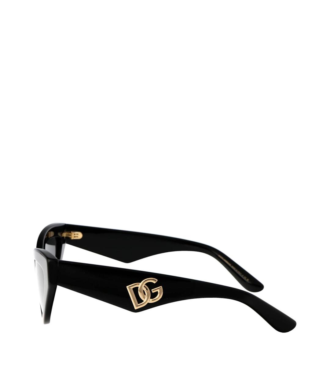 DOLCE&GABBANA Черные солнцезащитные очки, фото 3