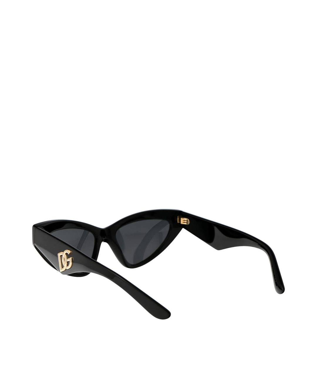 DOLCE&GABBANA Черные солнцезащитные очки, фото 4