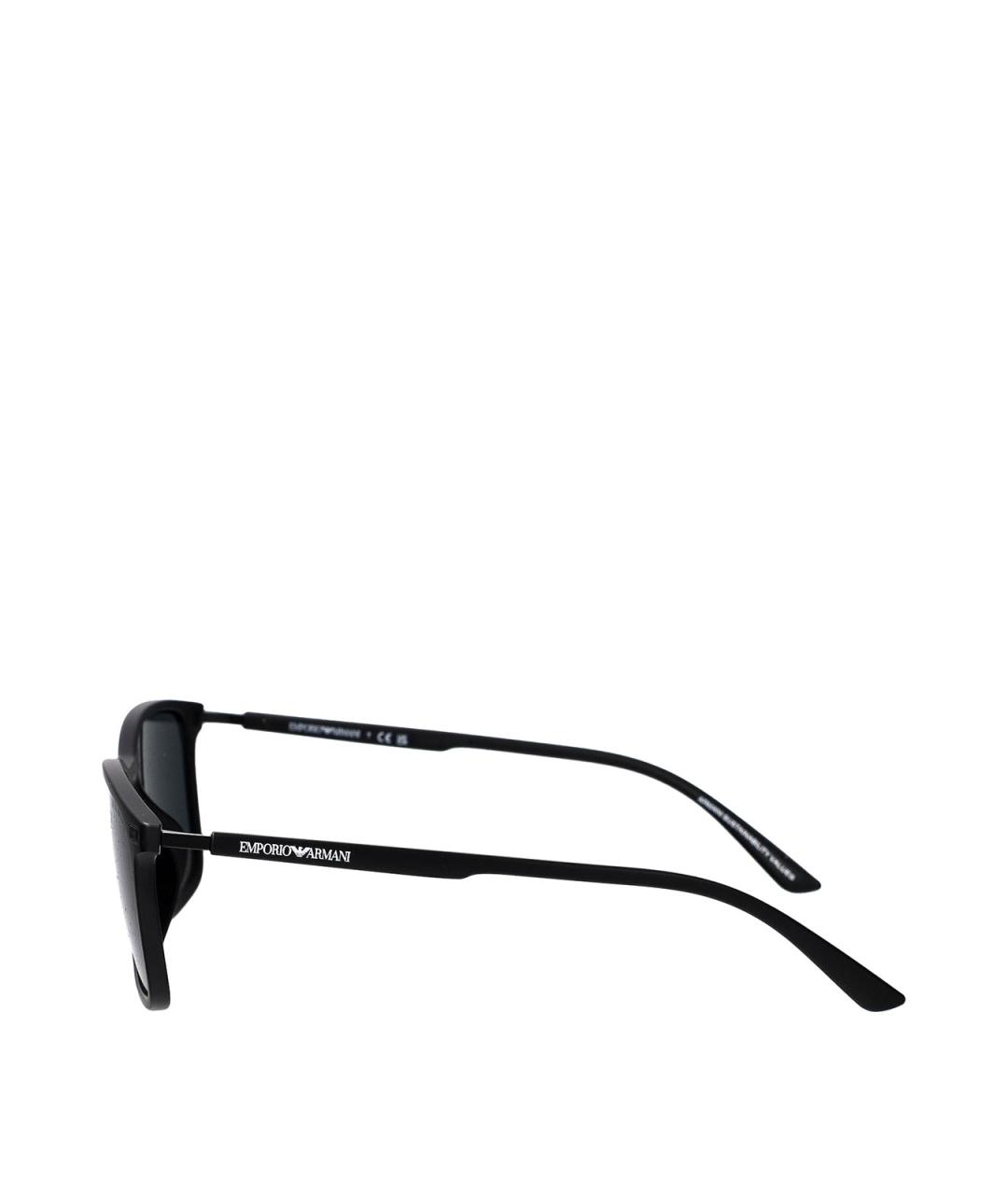 EMPORIO ARMANI Черные солнцезащитные очки, фото 3
