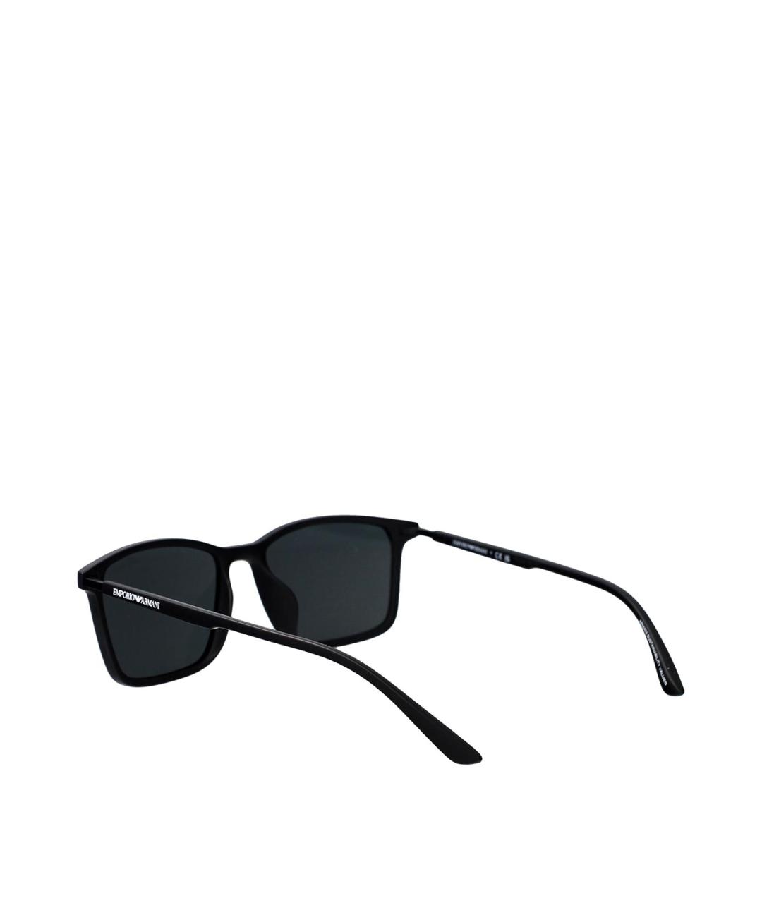 EMPORIO ARMANI Черные солнцезащитные очки, фото 4