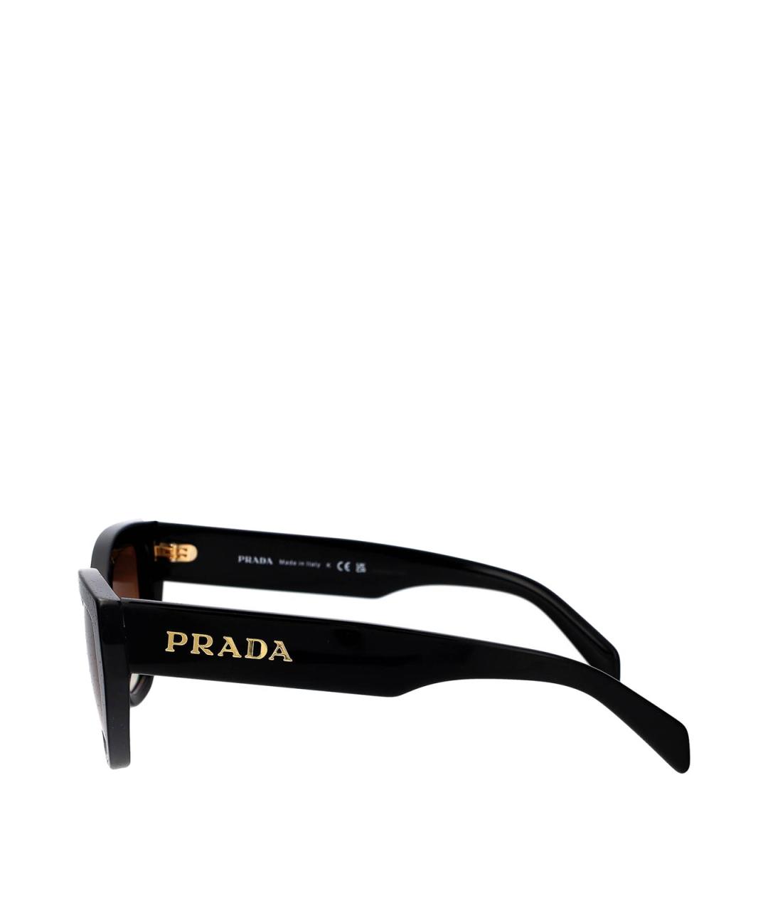 PRADA Черные солнцезащитные очки, фото 3