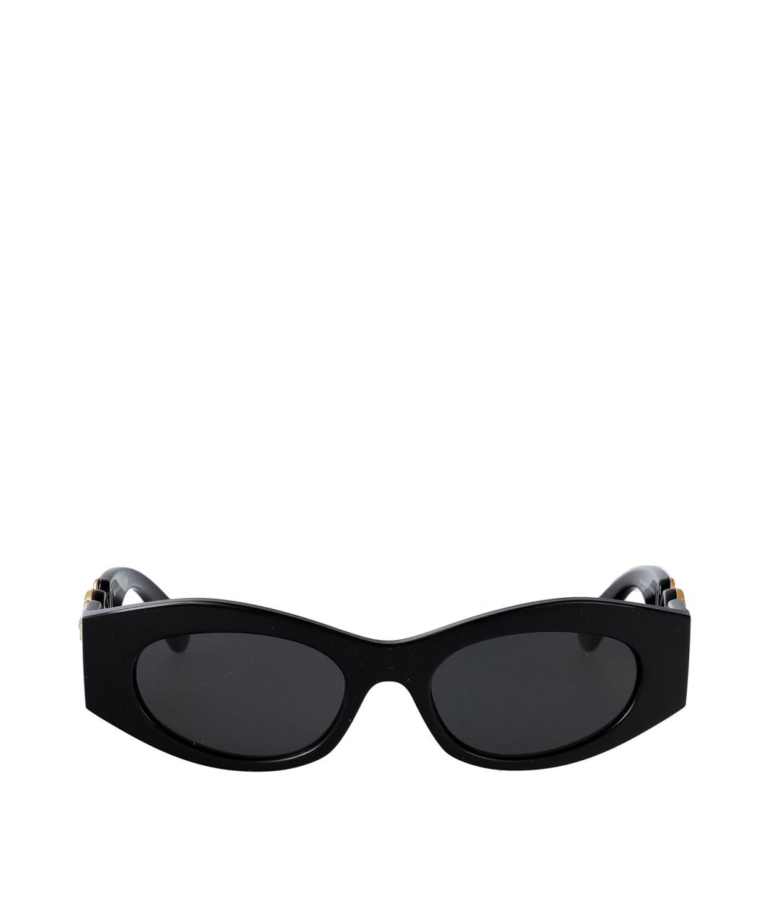 VERSACE Черные солнцезащитные очки, фото 1