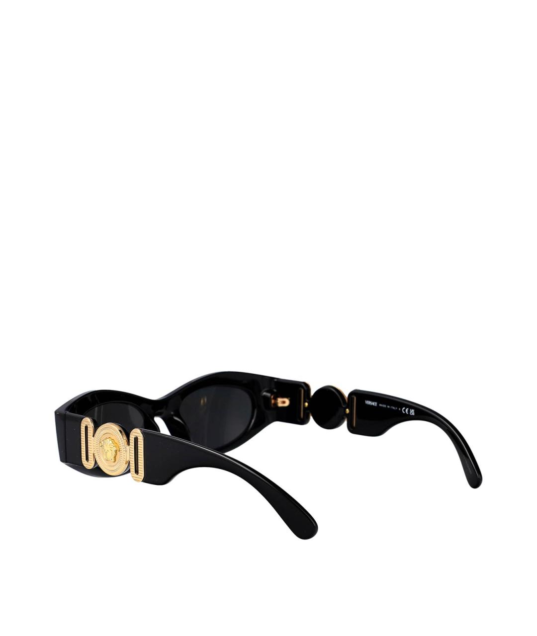 VERSACE Черные солнцезащитные очки, фото 4