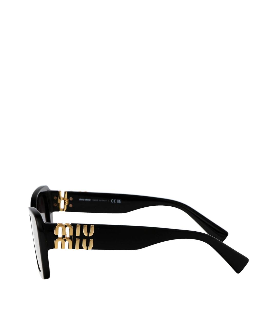 MIU MIU Черные солнцезащитные очки, фото 3