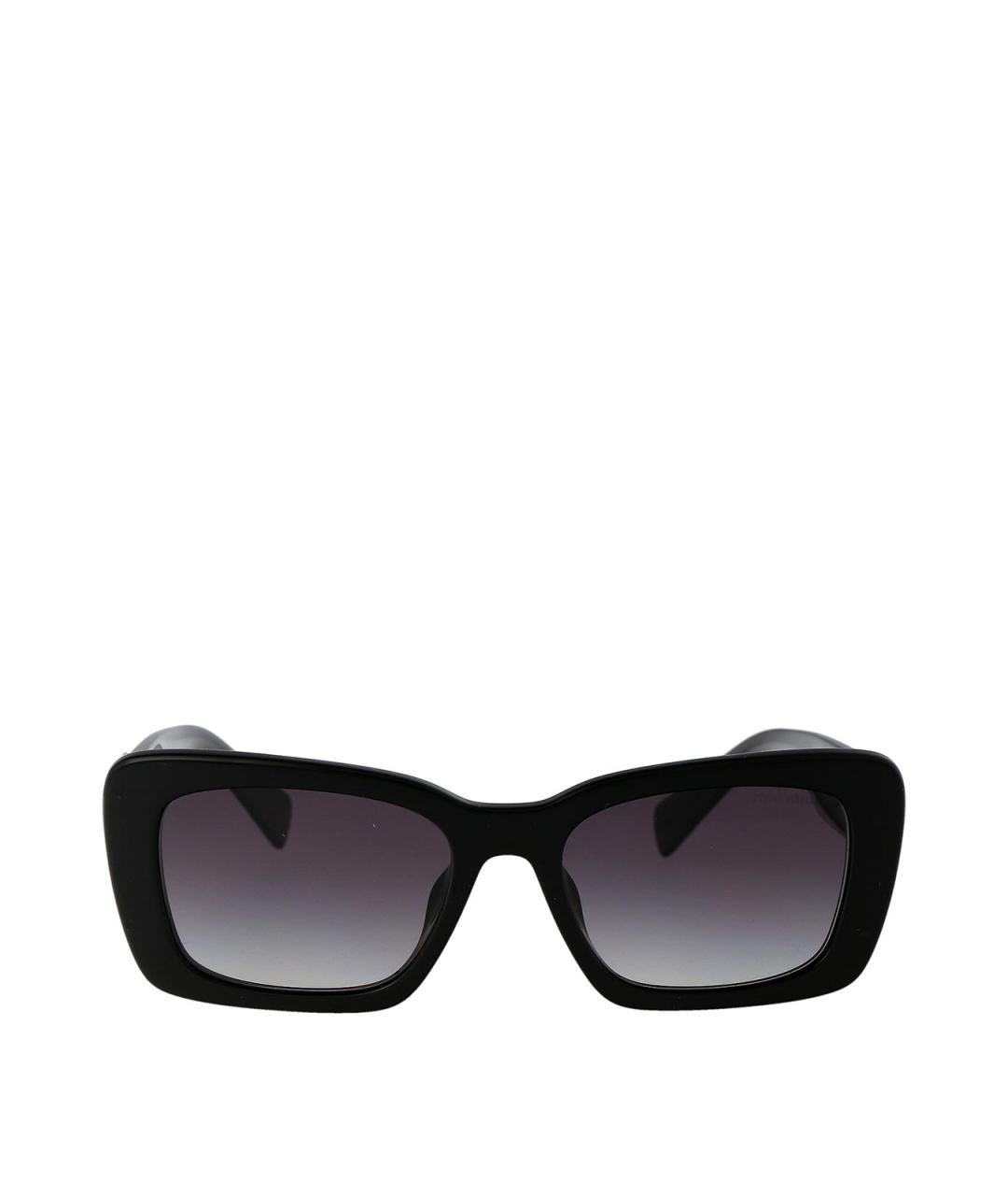 MIU MIU Черные солнцезащитные очки, фото 1