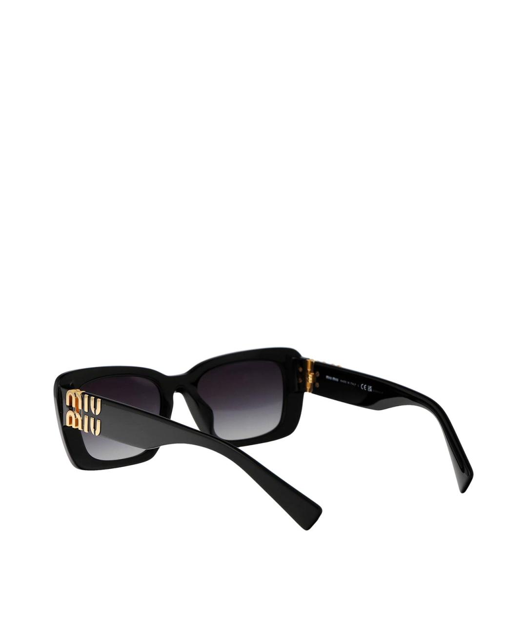 MIU MIU Черные солнцезащитные очки, фото 4