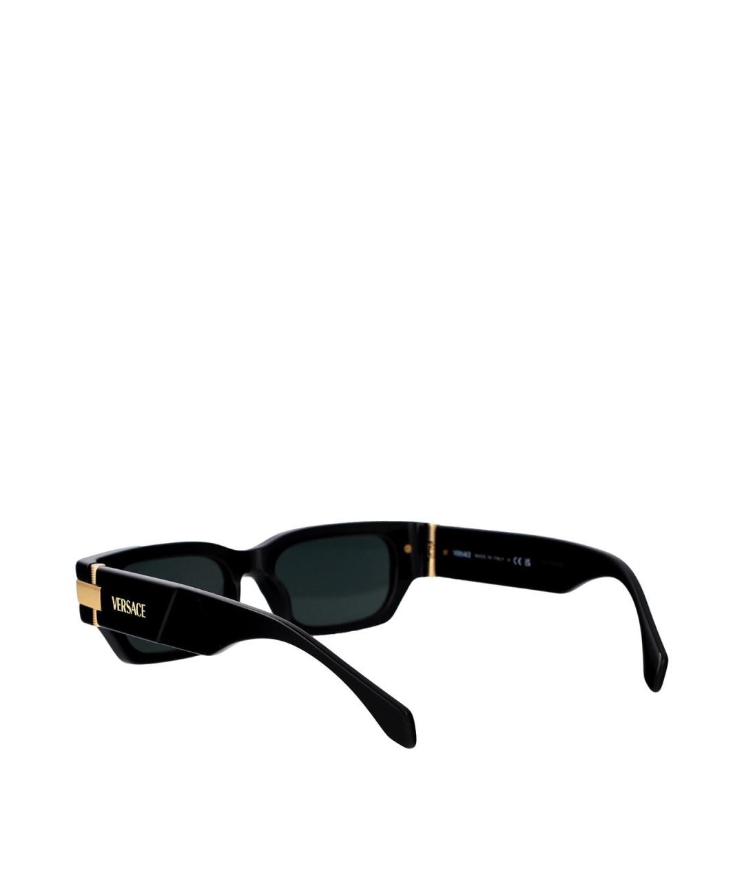 VERSACE Черные солнцезащитные очки, фото 4