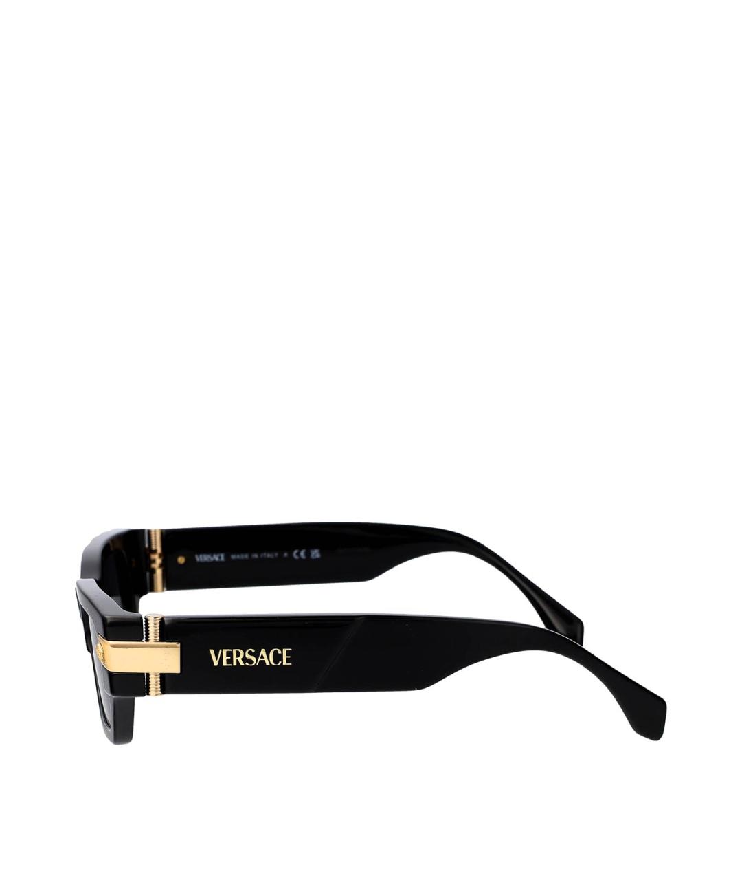 VERSACE Черные солнцезащитные очки, фото 3