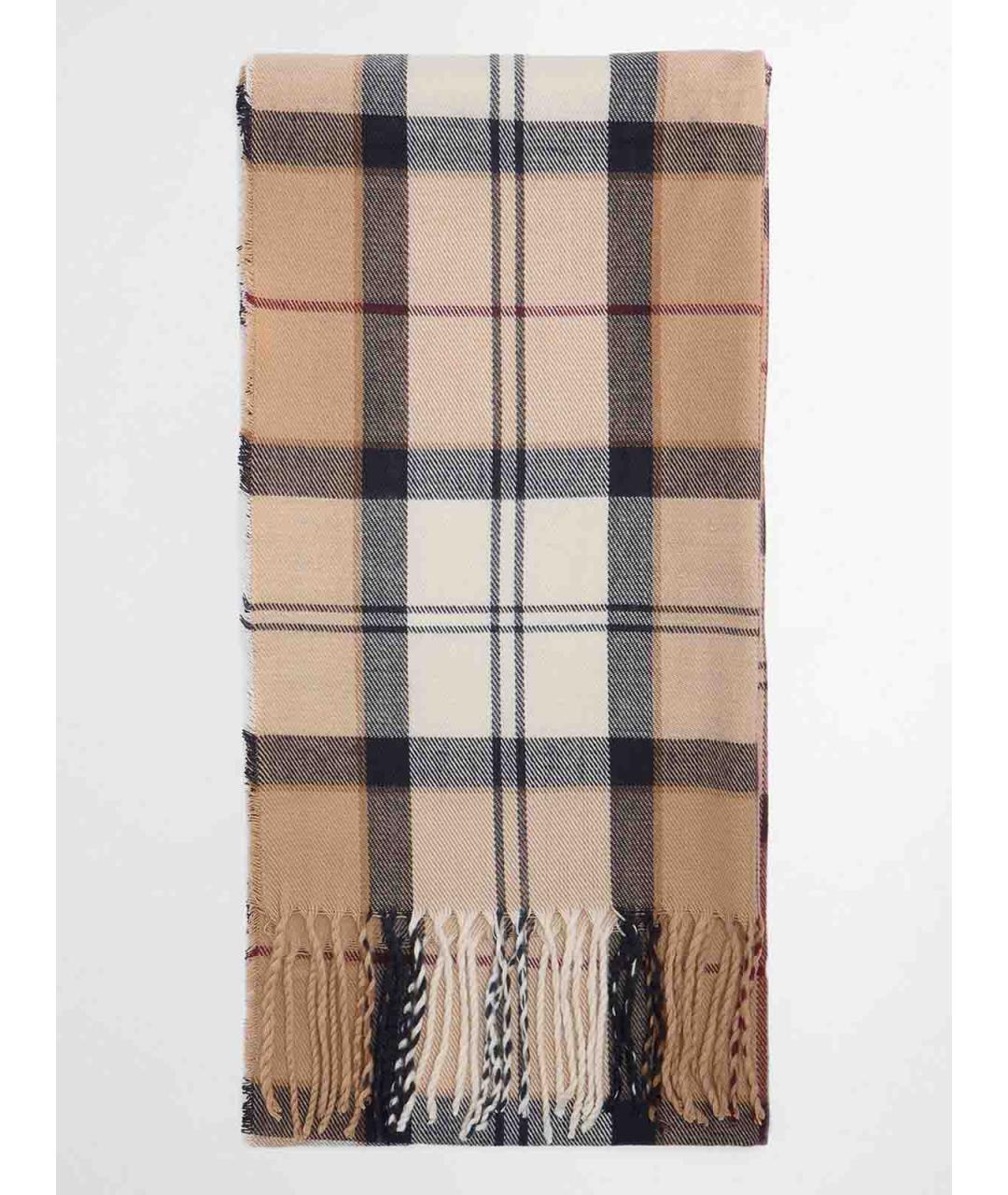 BARBOUR Бежевая шерстяная шапка, фото 3